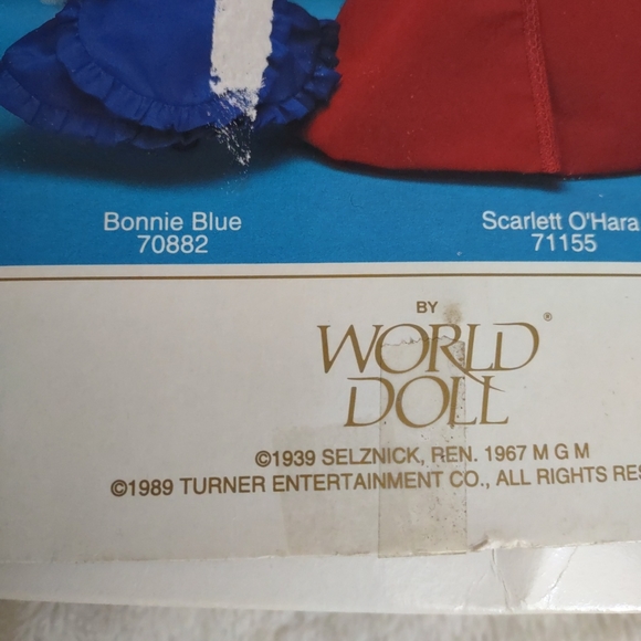 World doll Gone with the wind Scarlett O'Hara 1989 New with box - Picture 2 of 6